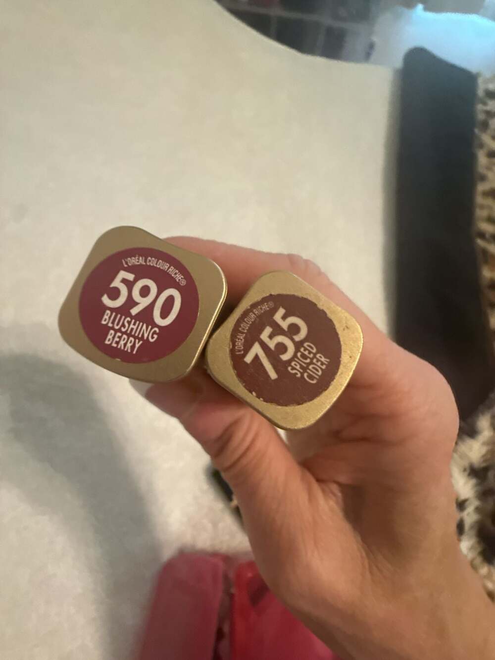 Lot of 5 L'Oreal Paris Colour Ric Orig Satin Lipstk (Sh: 590, 755, 752, 799,